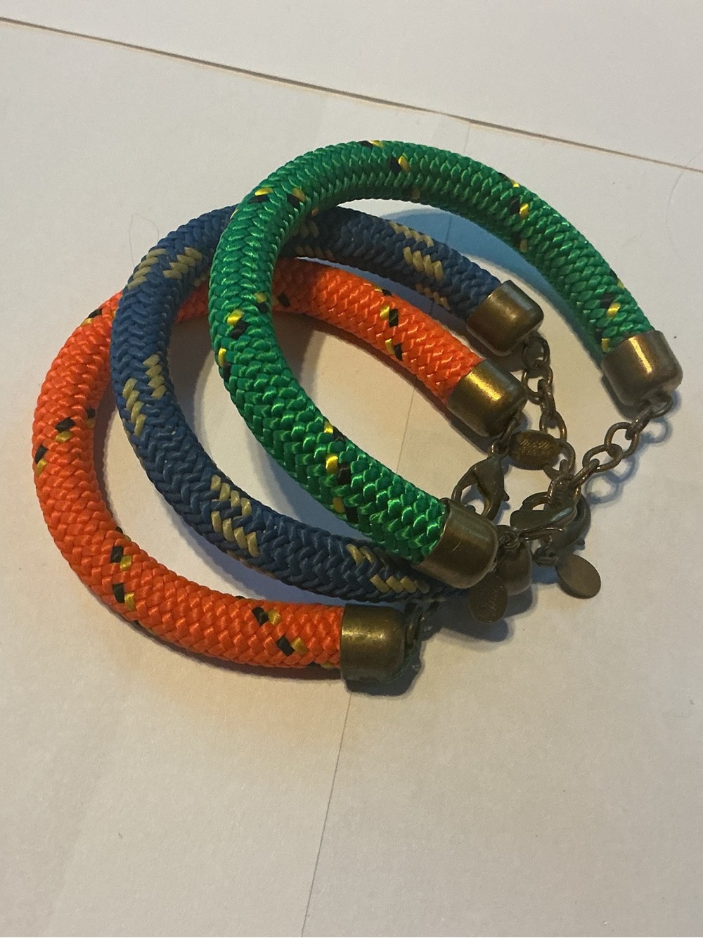 Nissa Jewelry Kumihimo Cord Bracelets, set of three